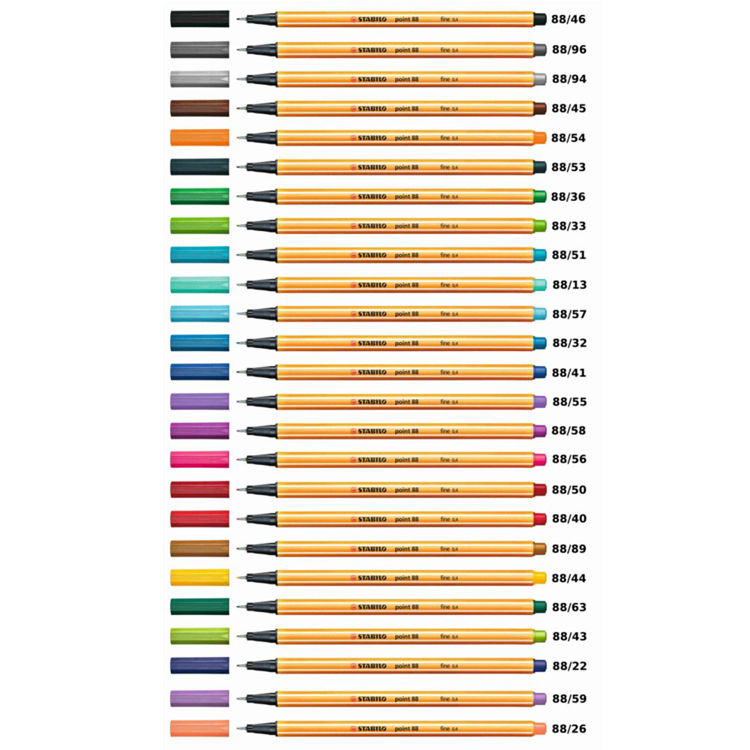 Picture of 88 STABILO POINT 88 FINELINER 0,4